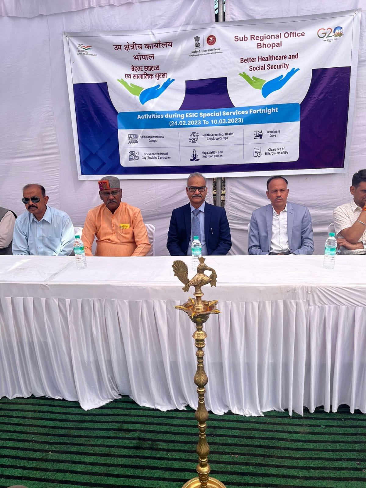 ESIC day and ESIC Special Services fortnight at ESIC Sub Regional Office Bhopal.